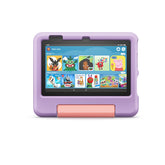 Kid-Proof Case for Fire 7 tablet | Only compatible with 12th generation tablet (2022 release), for ages 3-7, Purple